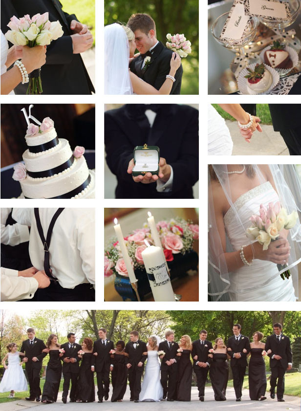 wedding picture collage ideas
