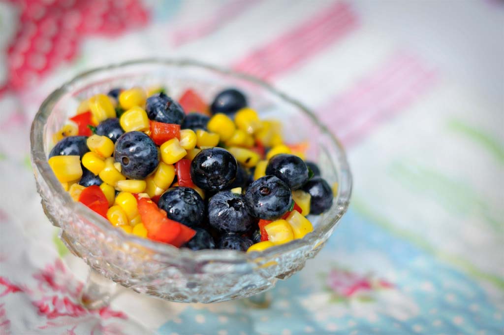 Corn and Blueberry Salsa