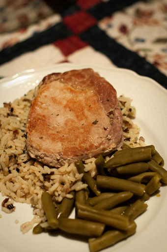 Skillet Pork Chops and Rice