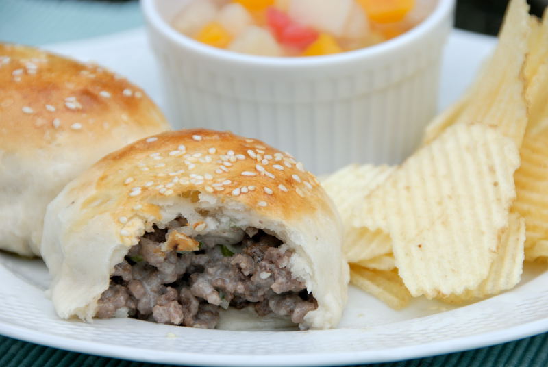 Flaky Beef Buns